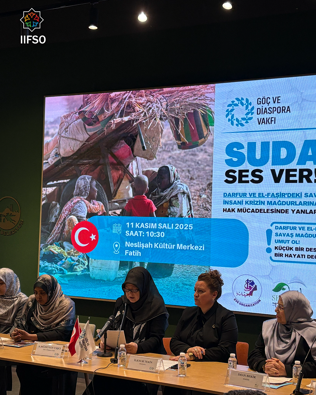 قسم المرأة في إيفسو يشارك في المؤتمر الصحفي “تحدث من أجل السودان” 4